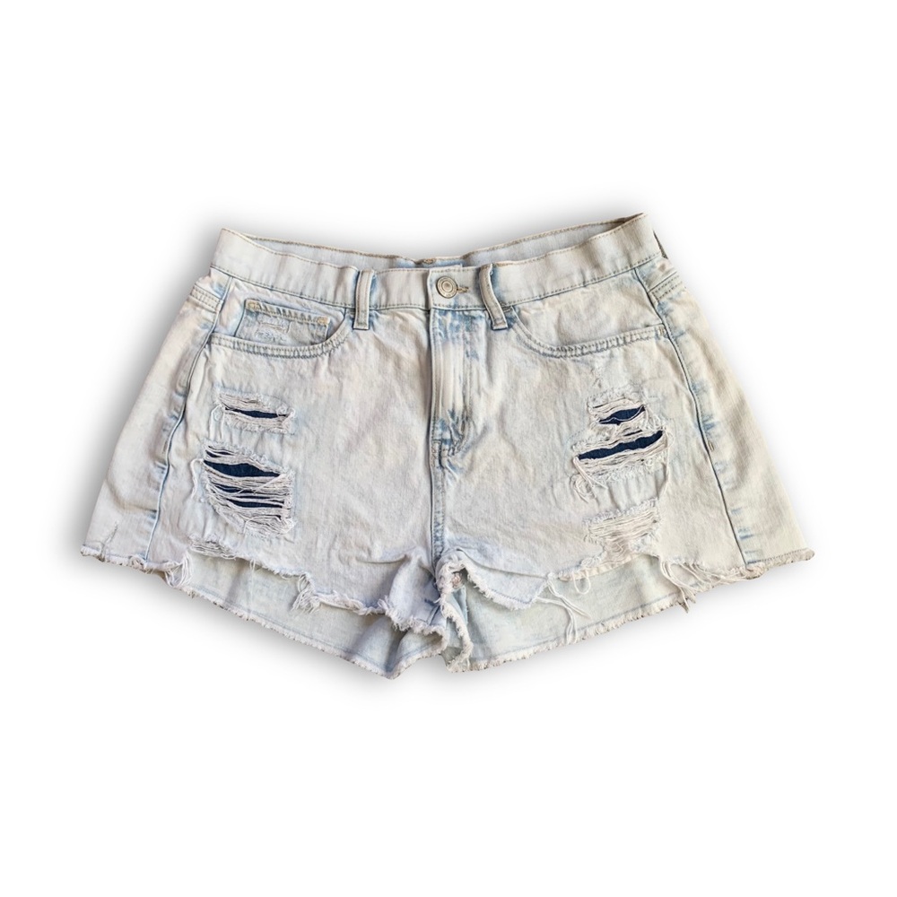 SO Distressed Ripped Jean Shorts